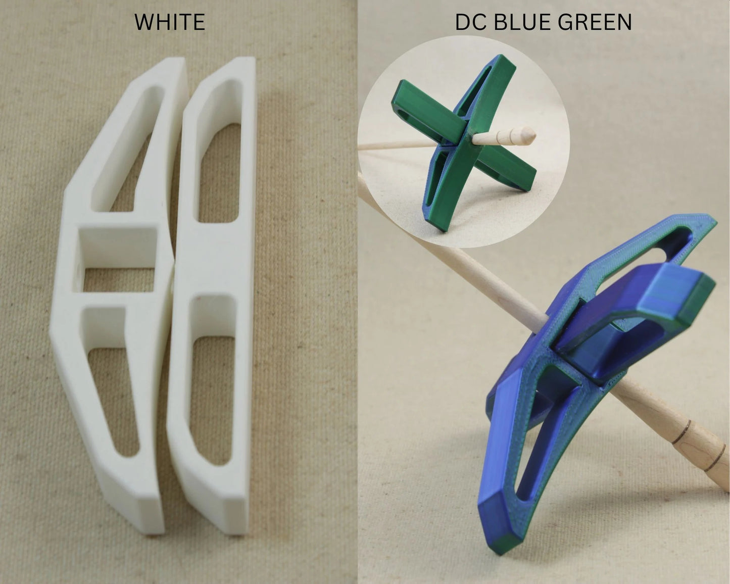 3D printed Deco Turkish Drop Spindle