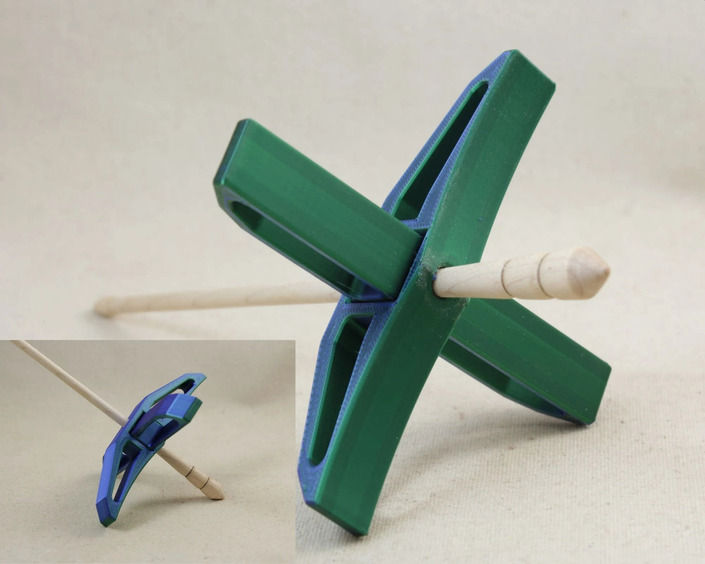 3D printed Deco Turkish Drop Spindle