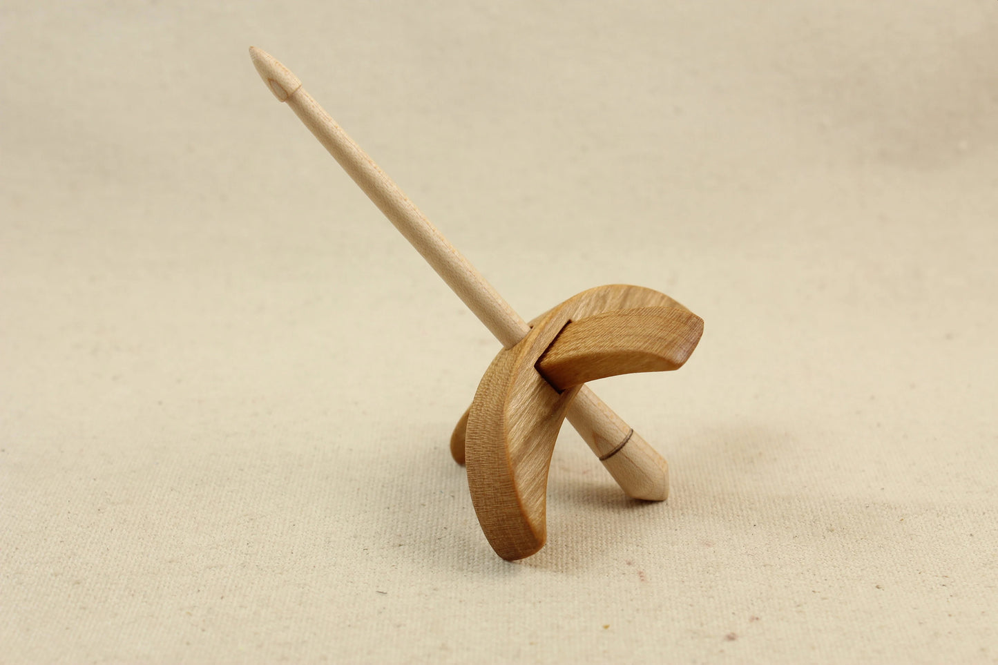 Cherry Classic Mini Turkish Drop Spindle 2.5 inch arms 4.25 tall