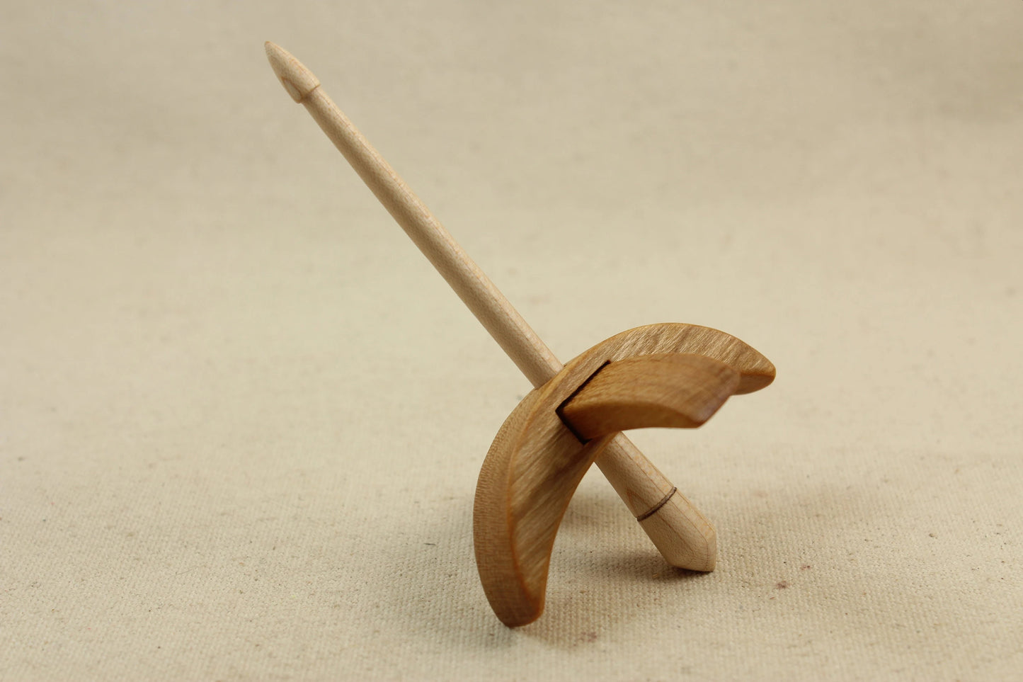 Cherry Classic Mini Turkish Drop Spindle 2.5 inch arms 4.25 tall