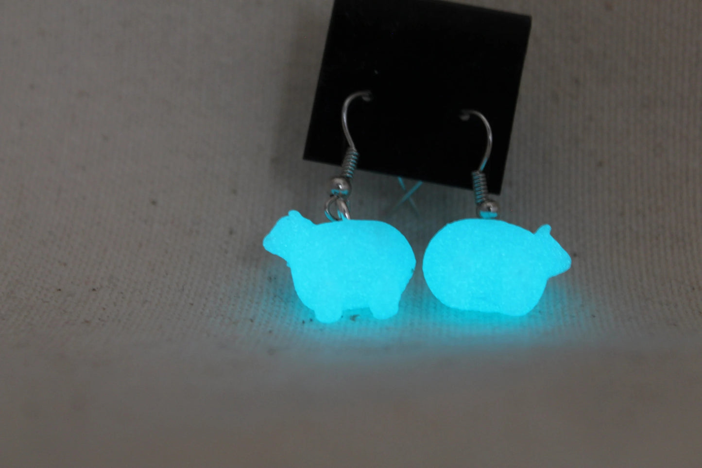 3D Printed Sheep Earrings