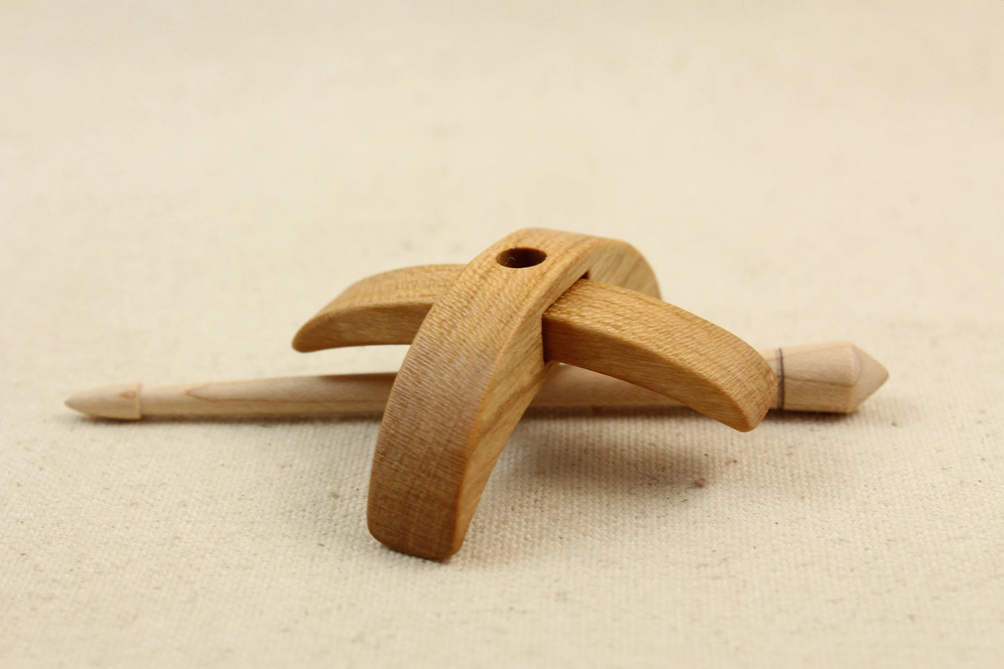 Cherry Classic Mini Turkish Drop Spindle 2.5 inch arms 4.25 tall