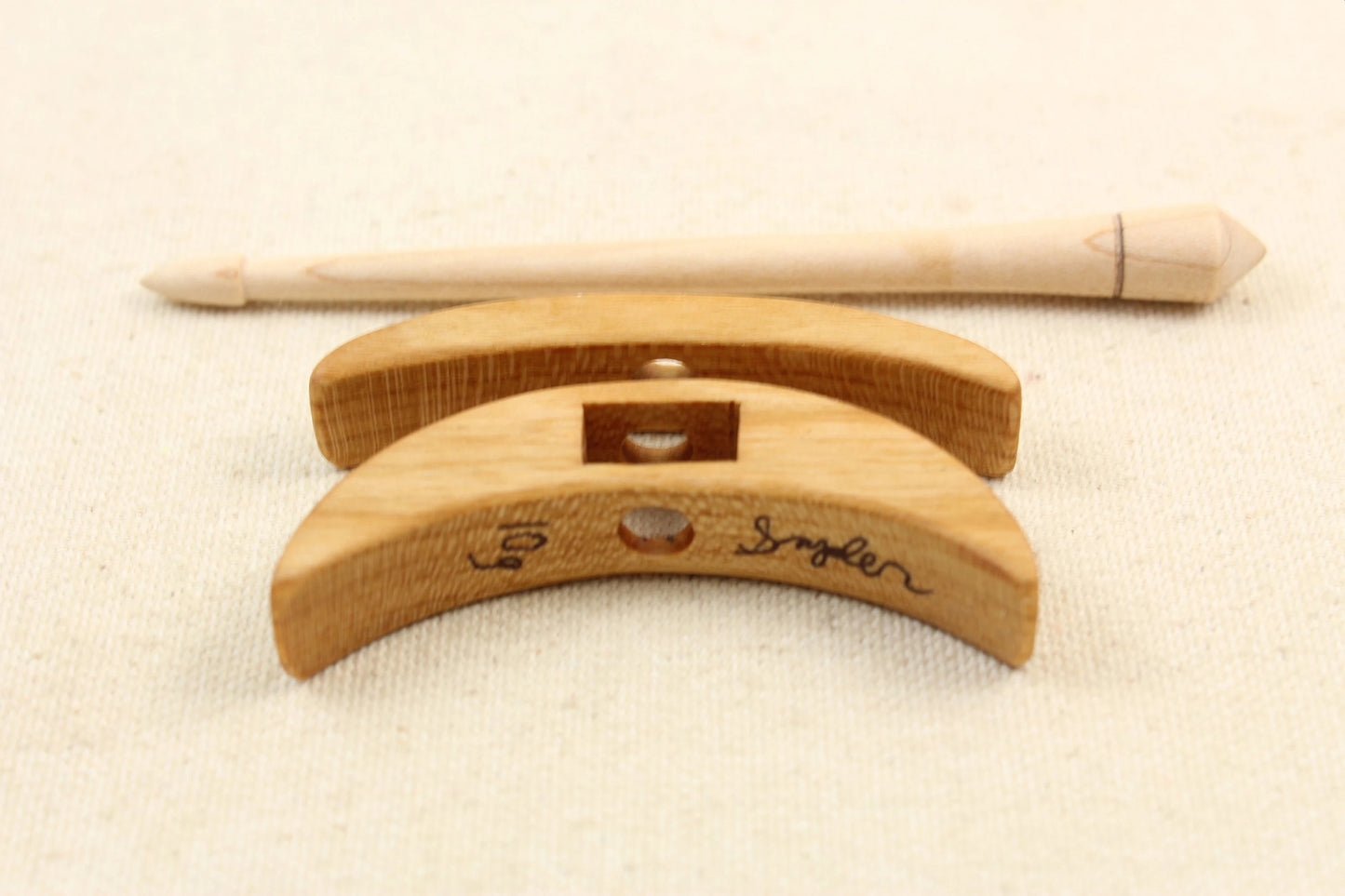 Cherry Classic Mini Turkish Drop Spindle 2.5 inch arms 4.25 tall