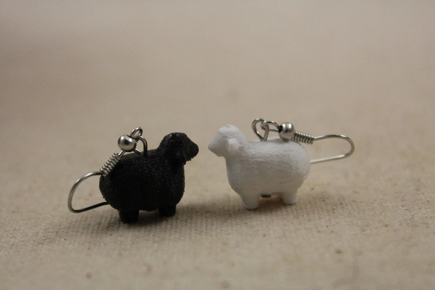 3D Printed Sheep Earrings