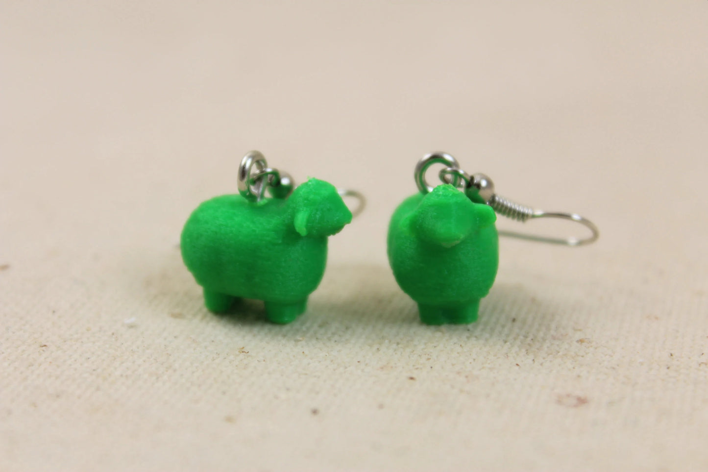 3D Printed Sheep Earrings