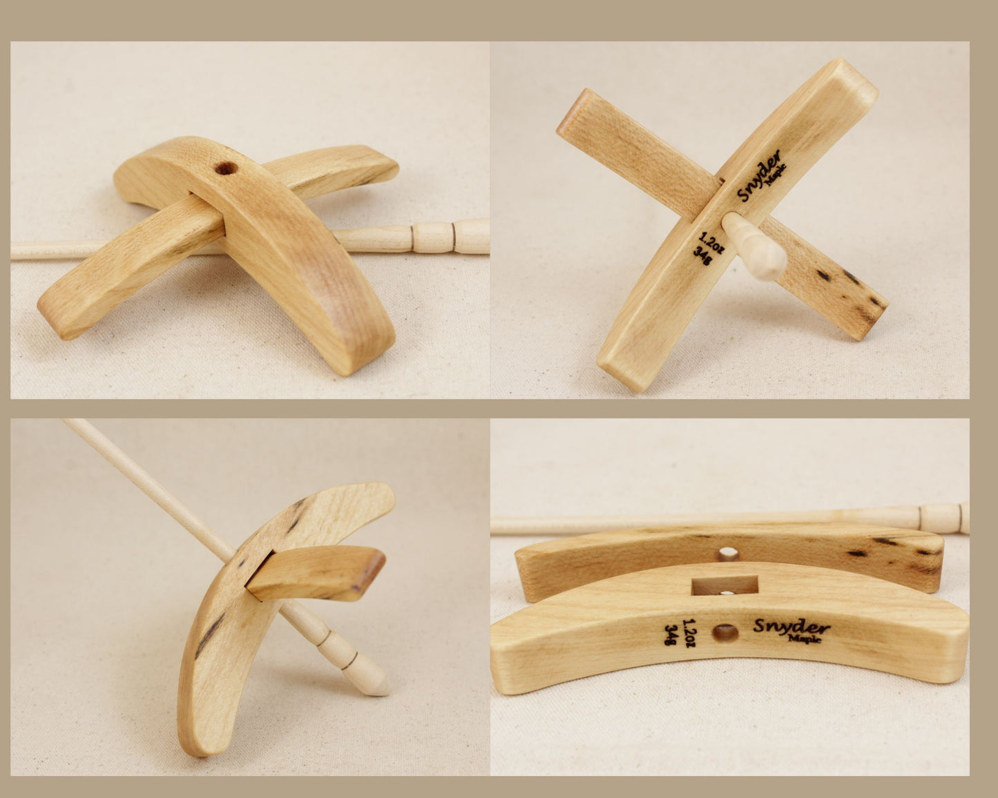 Maple Standard Turkish Drop Spindle