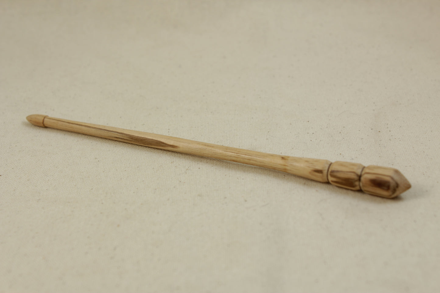 Zebrawood/Zebrawood Medium Glider Turkish Drop Spindle