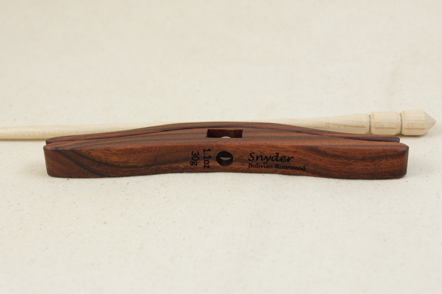 Bolivian Rosewood Full Size Glider Turkish Drop Spindle