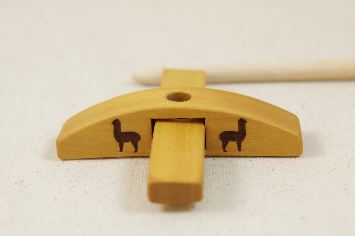Yellowheart Mini Apex Turkish Drop Spindle