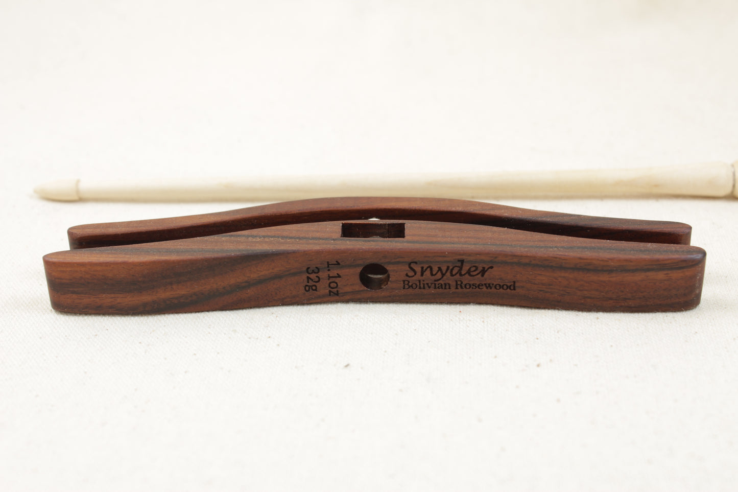 Bolivian Rosewood Full Size Glider Turkish Drop Spindle