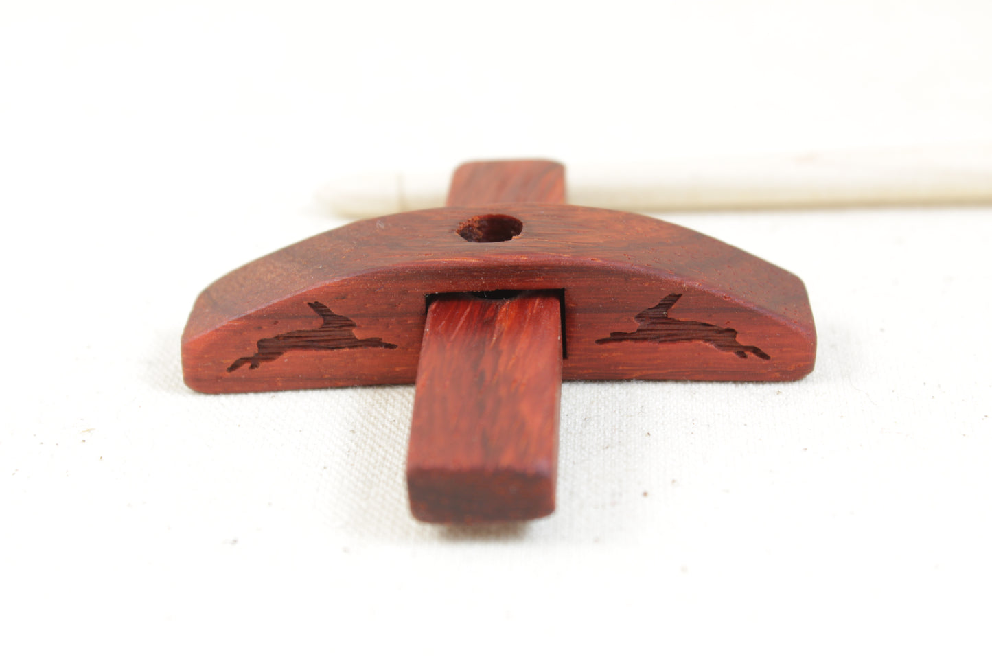 Padauk Mini Apex Turkish Drop Spindle