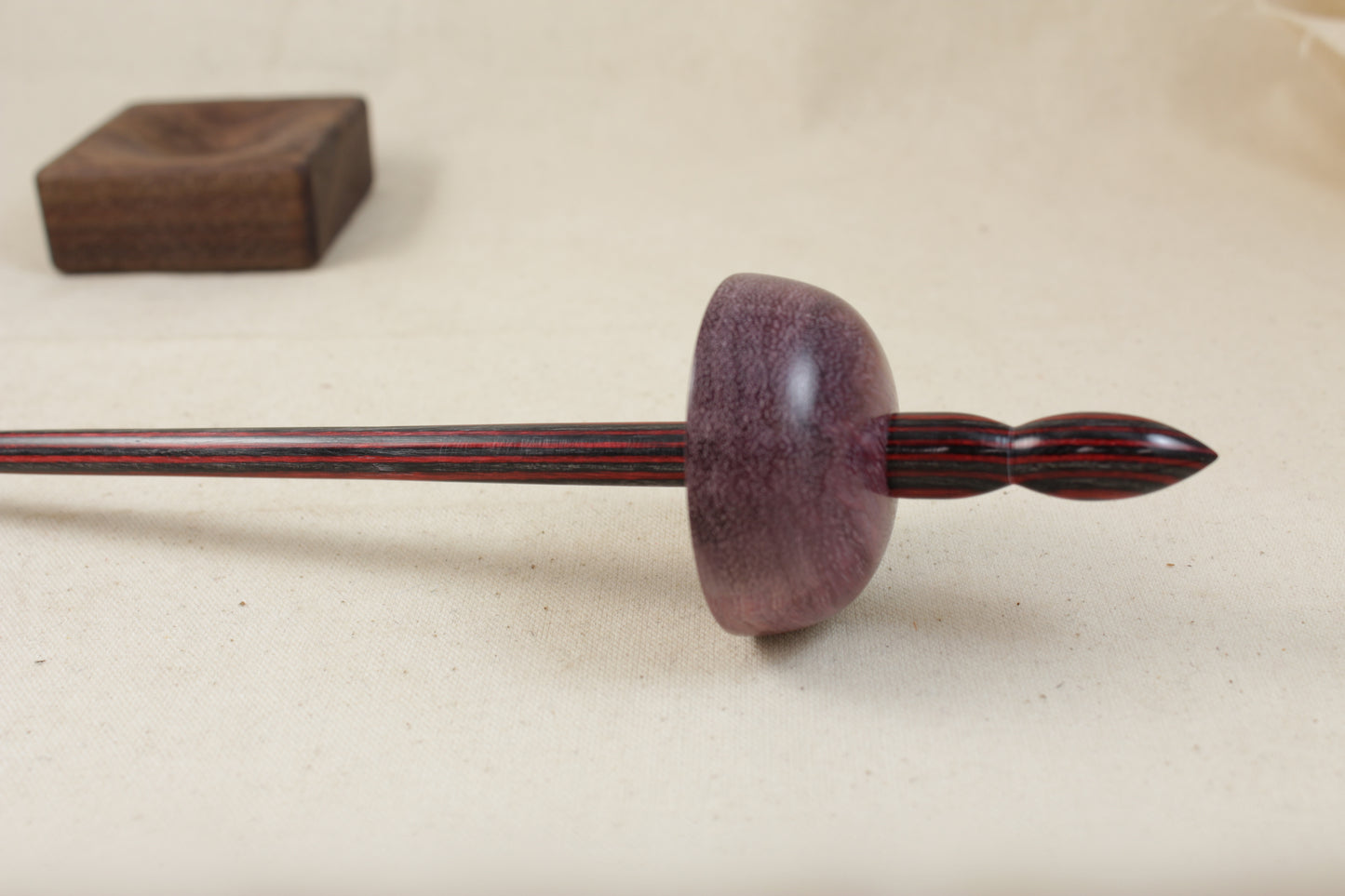 Purpleheart Tibetan Support Spindle
