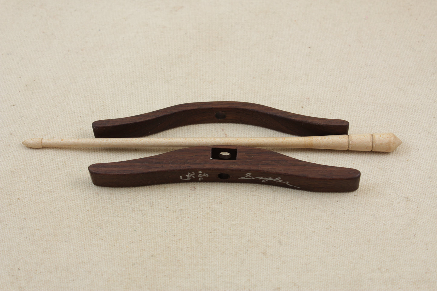 Walnut Full Size Glider Turkish Drop Spindle
