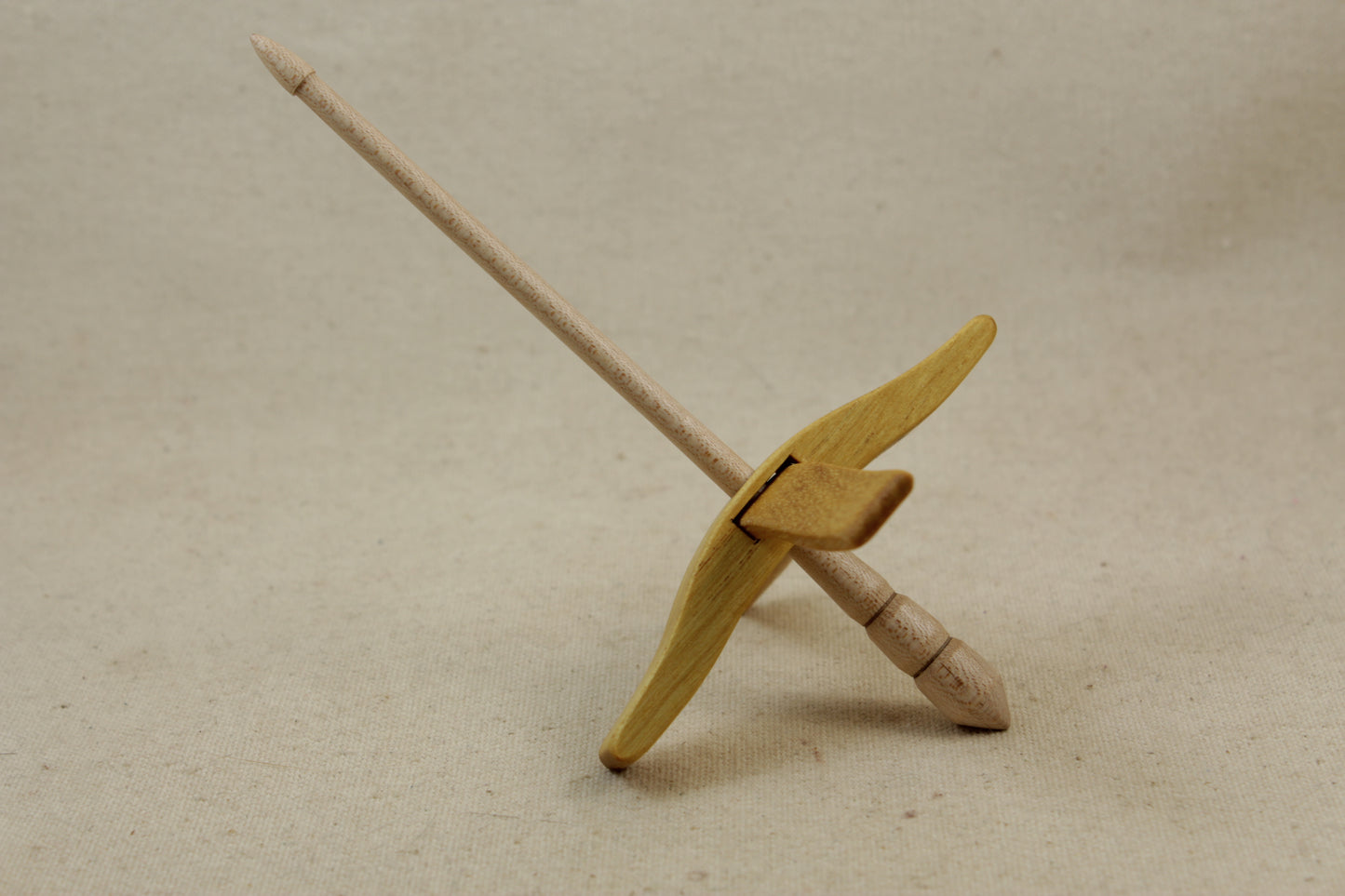 Yellowheart Mini Glider Turkish Drop Spindle
