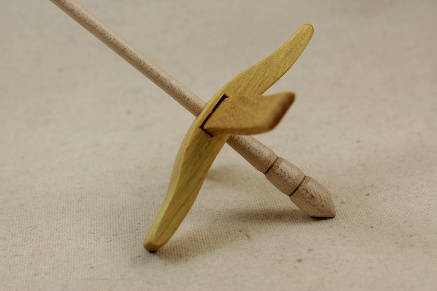 Yellowheart Mini Glider Turkish Drop Spindle