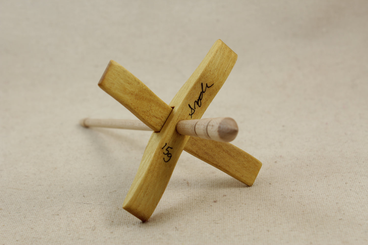 Yellowheart Mini Glider Turkish Drop Spindle
