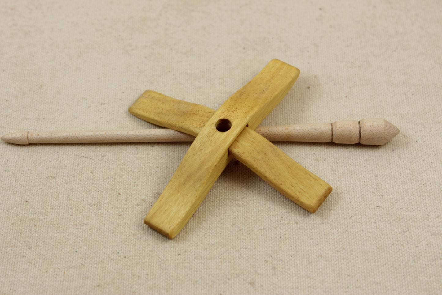 Yellowheart Mini Glider Turkish Drop Spindle