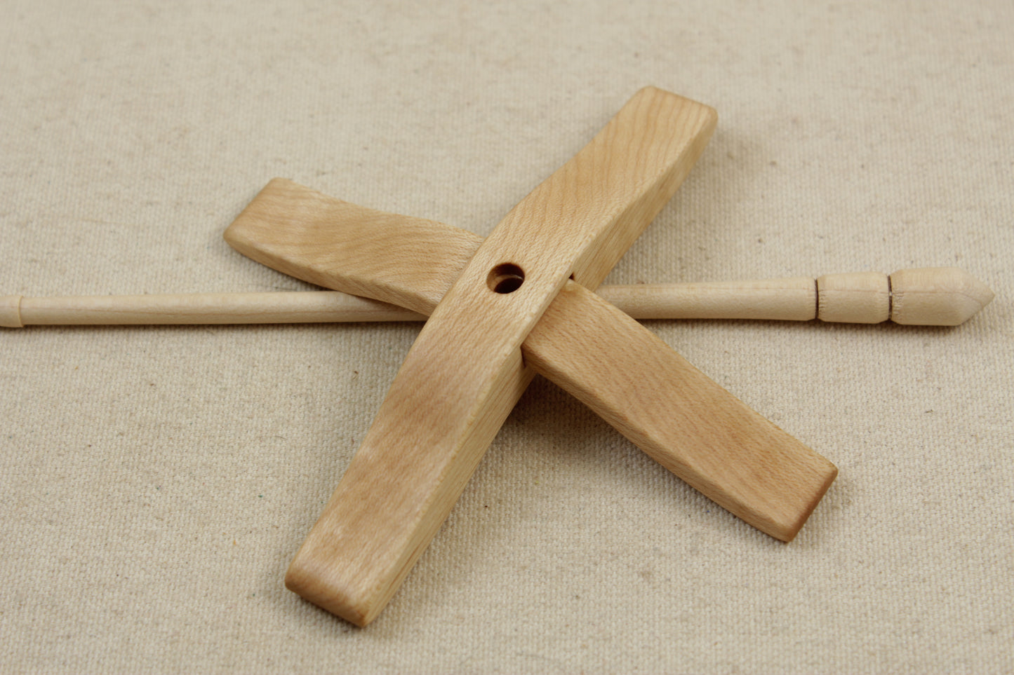 5/8" Maple Medium Glider Turkish Drop Spindle