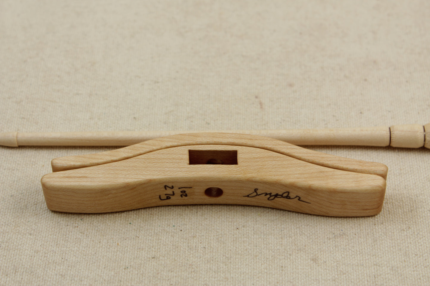 5/8" Maple Medium Glider Turkish Drop Spindle