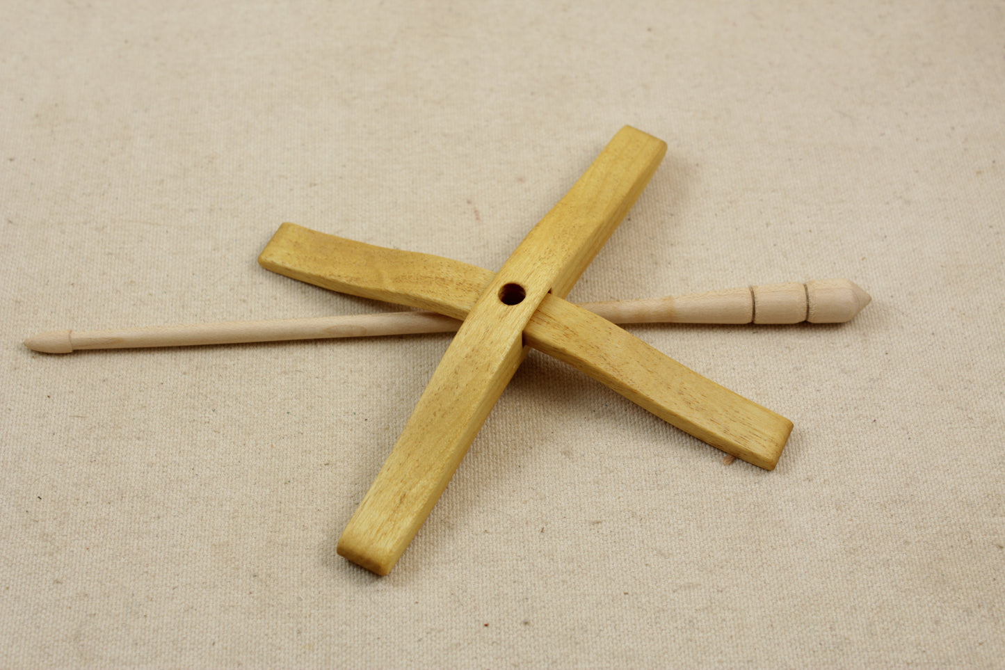 Yellowheart Full Size Glider Turkish Drop Spindle