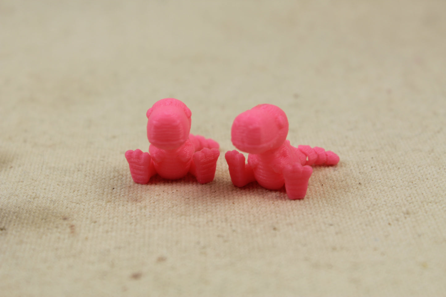 3D Printed T-Rex Earrings