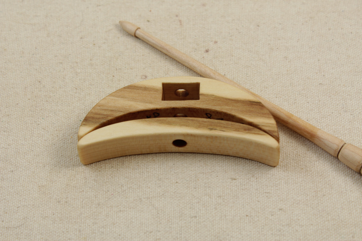 11.18.02 Maple Reekalf Turkish Drop Spindle