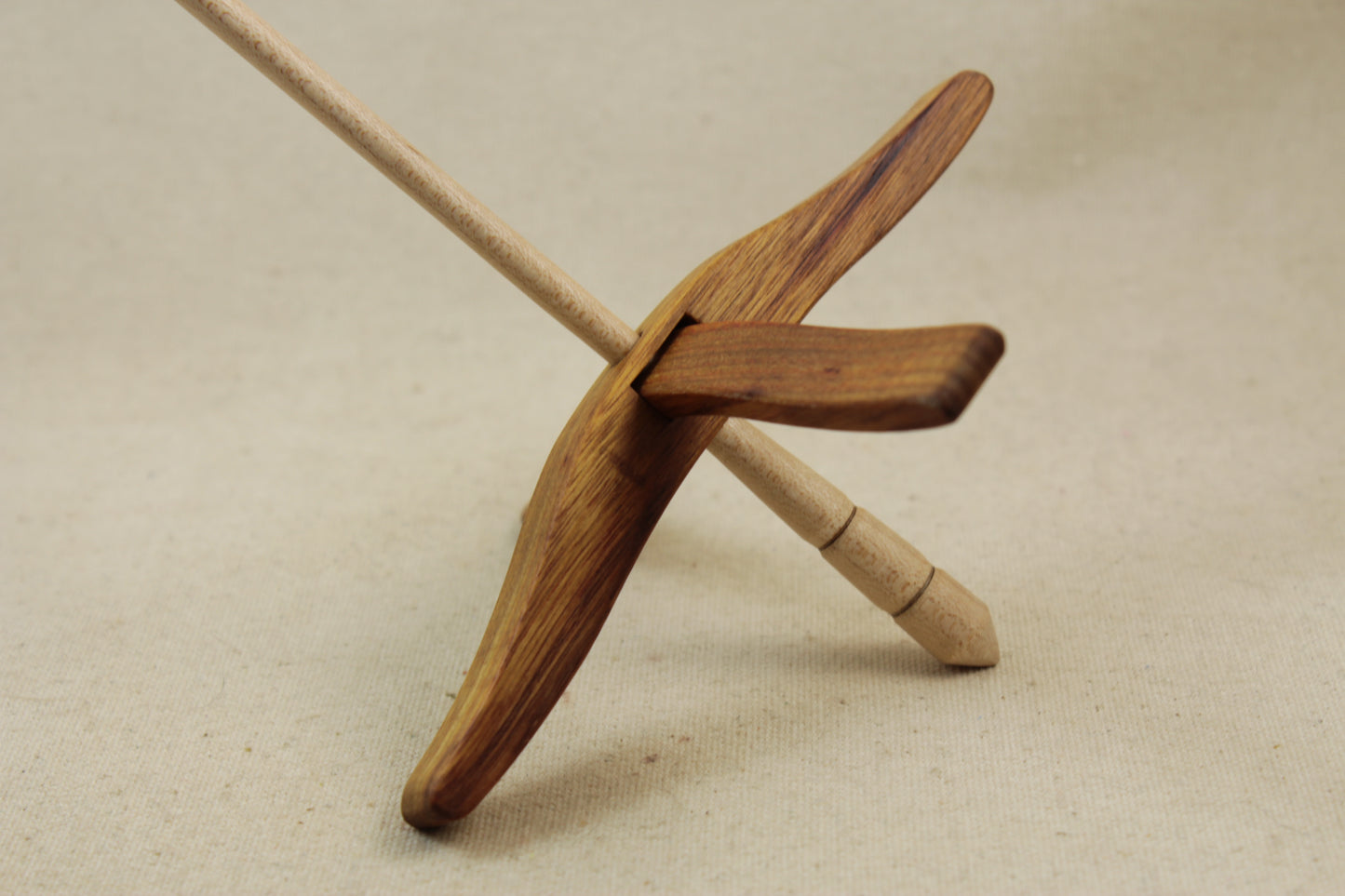 11.18.14 Canarywood Full Size Glider Turkish Drop Spindle