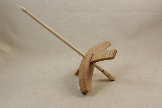Tiger Maple Standard Turkish Drop Spindle