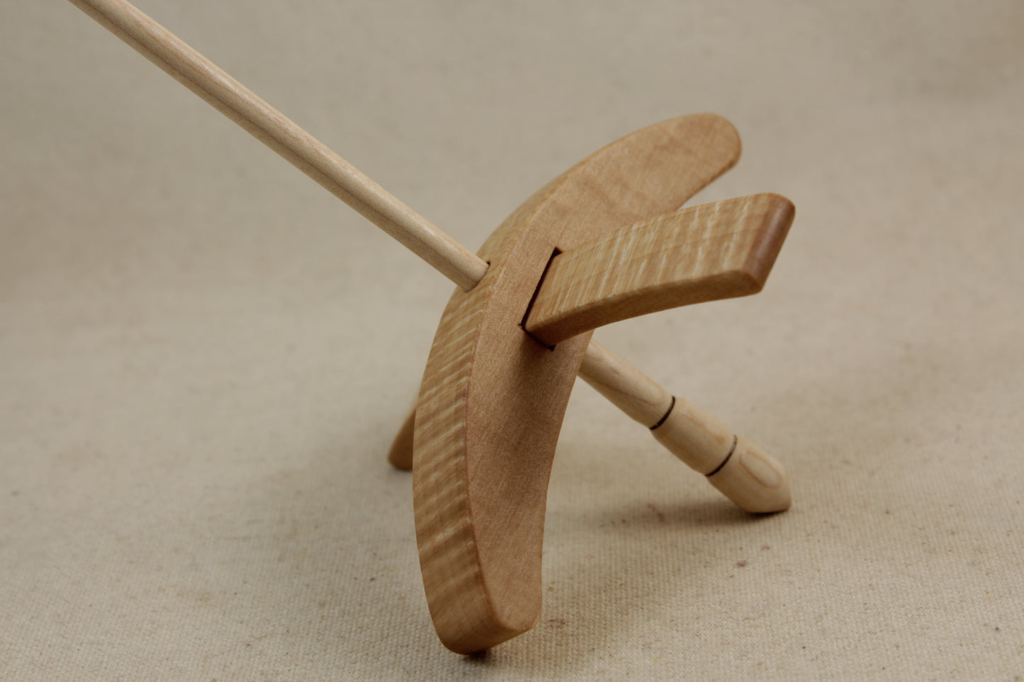 Tiger Maple Standard Turkish Drop Spindle