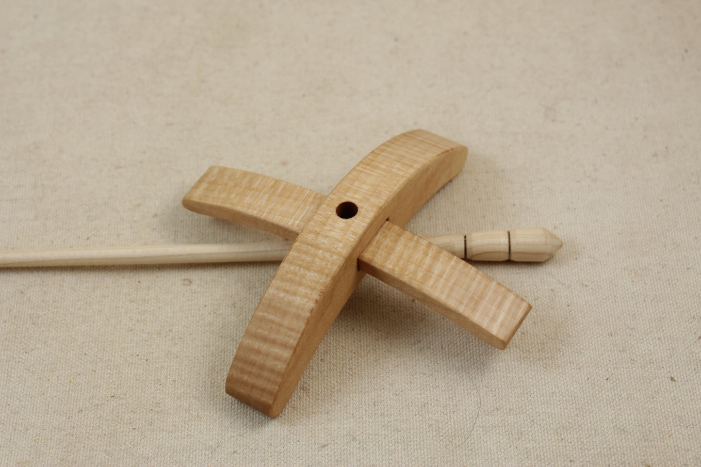 Tiger Maple Standard Turkish Drop Spindle