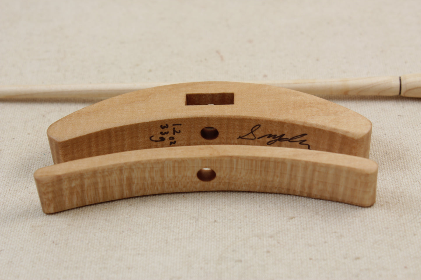 Tiger Maple Standard Turkish Drop Spindle