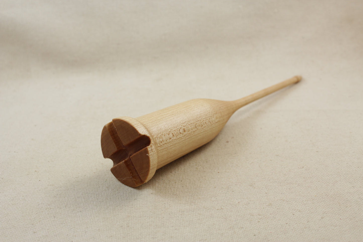 Maple Scottish style drop spindle