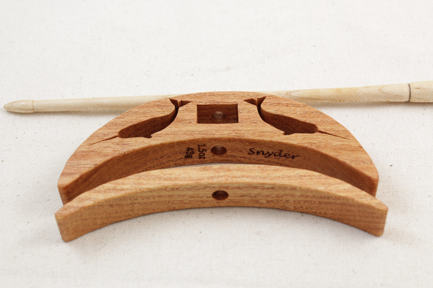 Cut-out Narwhal Turkish Drop Spindle