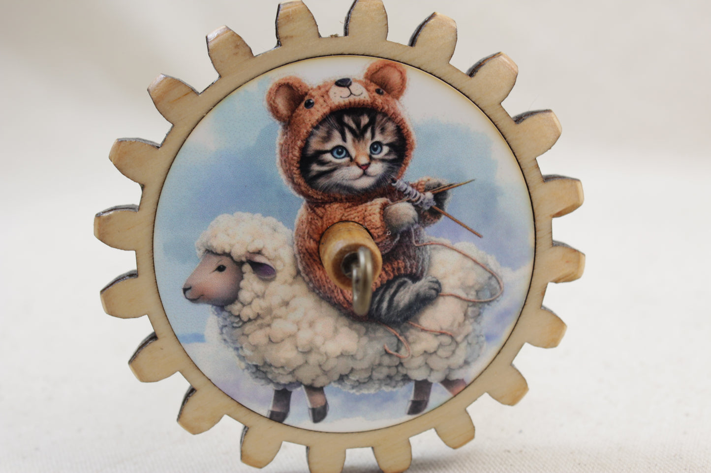 Inlay Top Whorl Gear Spindle