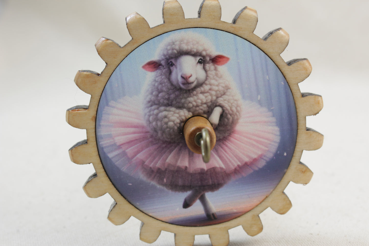 Inlay Top Whorl Gear Spindle