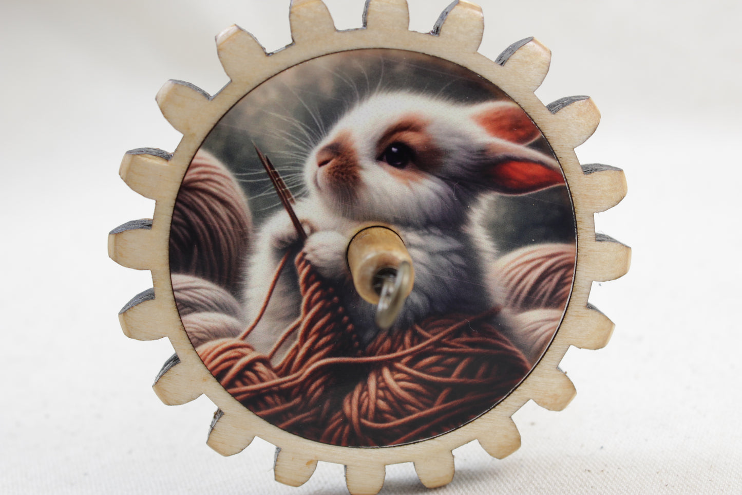 Inlay Top Whorl Gear Spindle