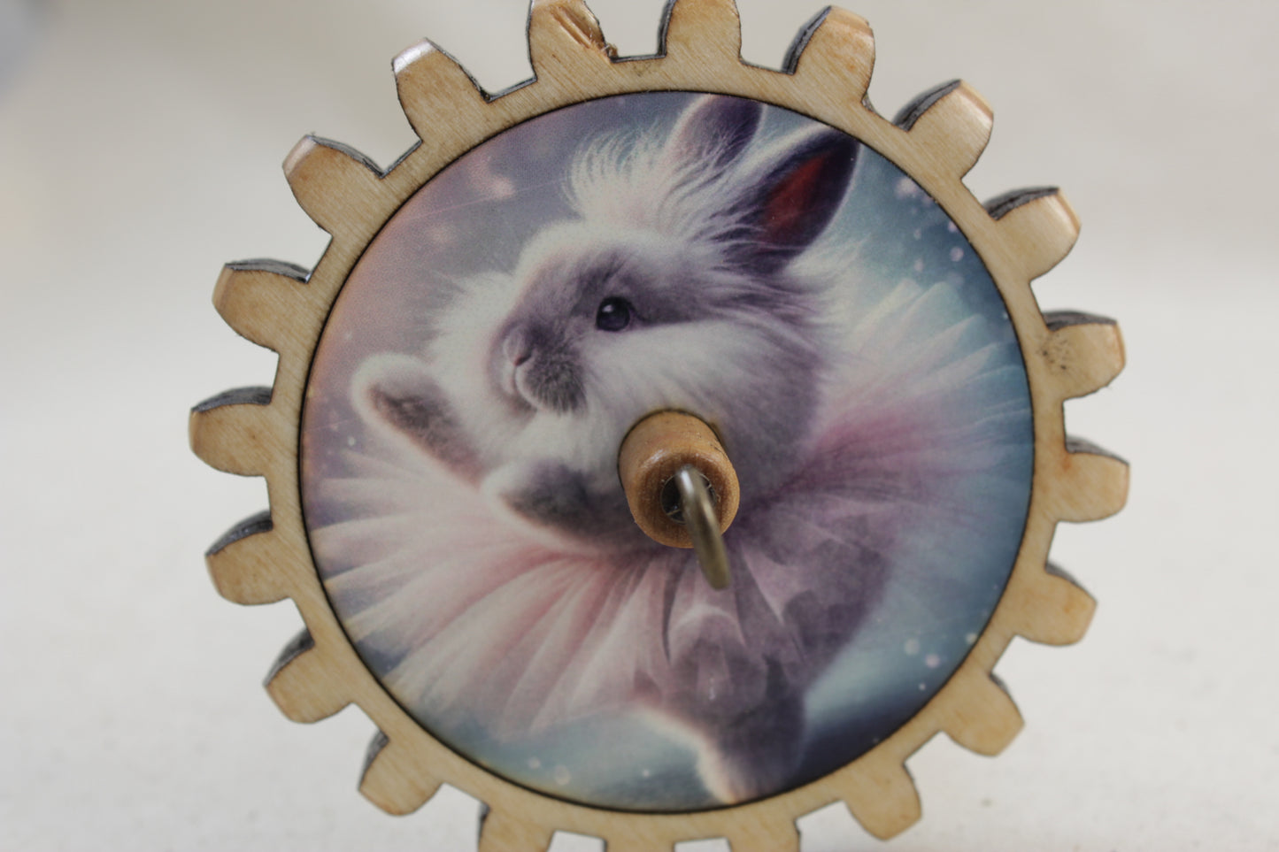 Inlay Top Whorl Gear Spindle