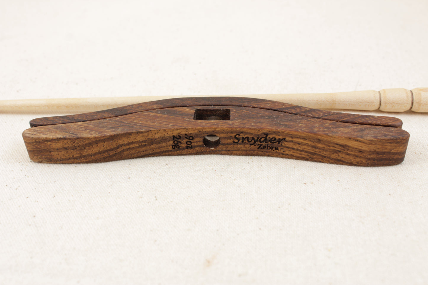 Zebrawood/Zebrawood Full Size Glider Turkish Drop Spindle