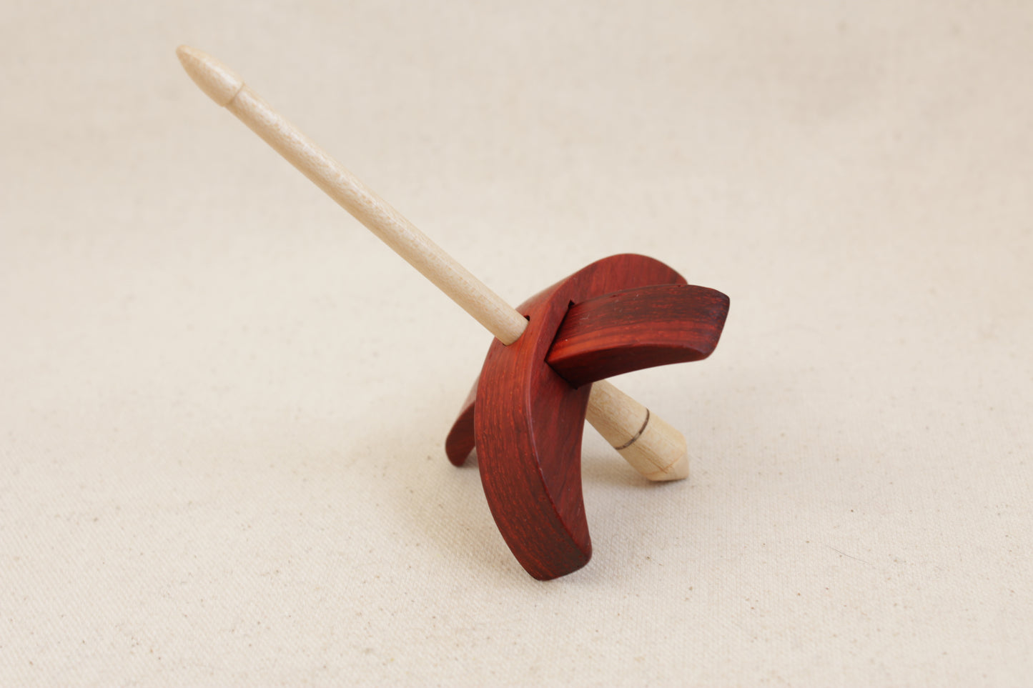 African Padauk Mini Classic Turkish Drop Spindle