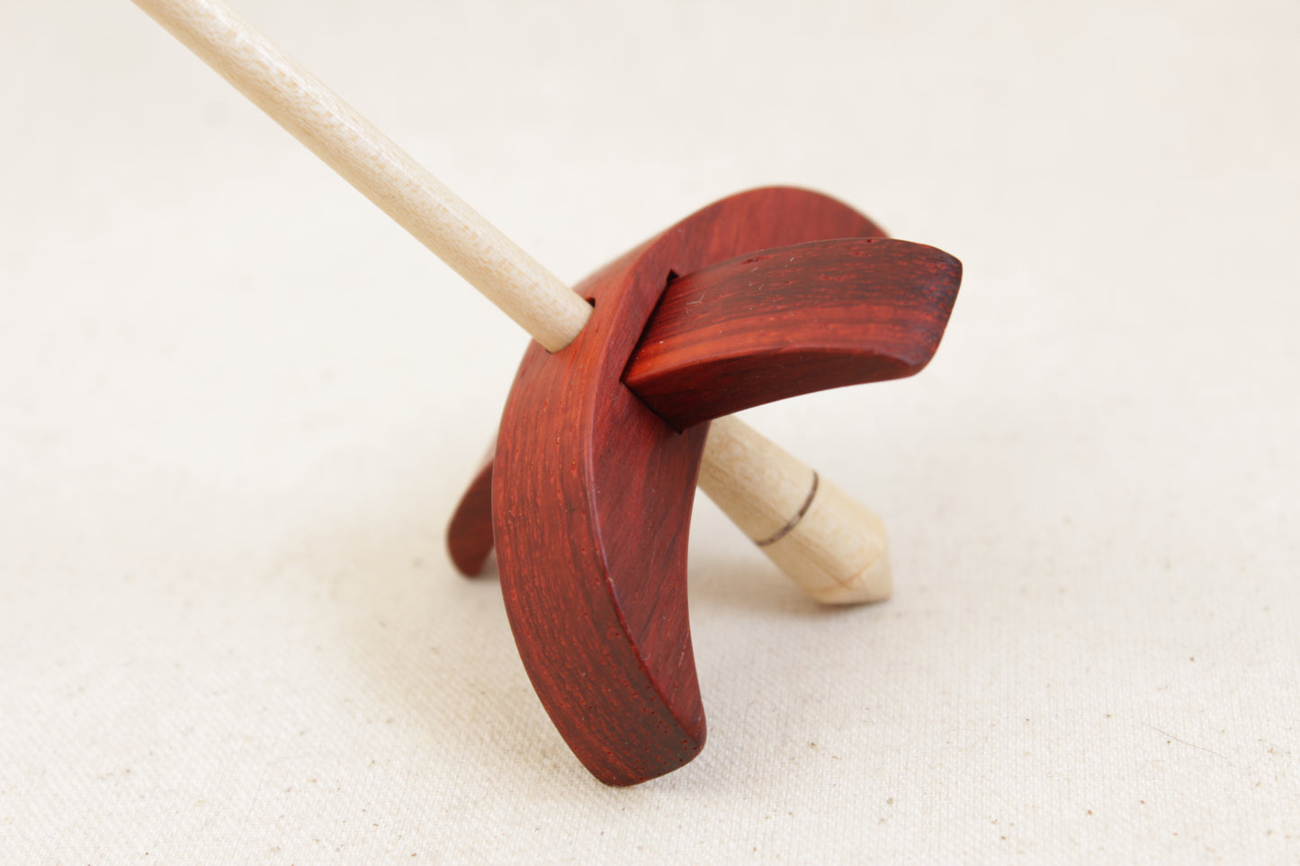 African Padauk Mini Classic Turkish Drop Spindle