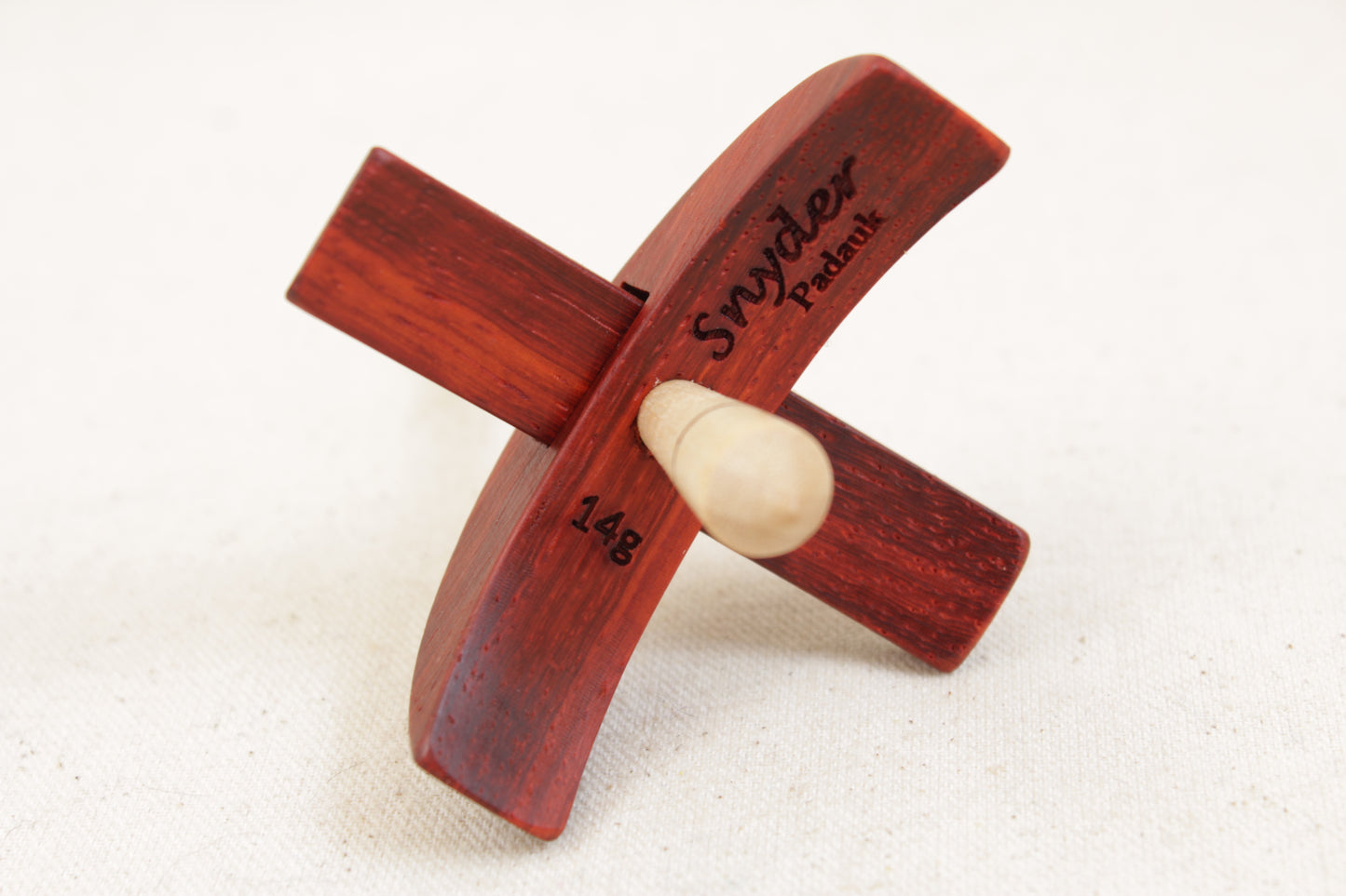 African Padauk Mini Classic Turkish Drop Spindle