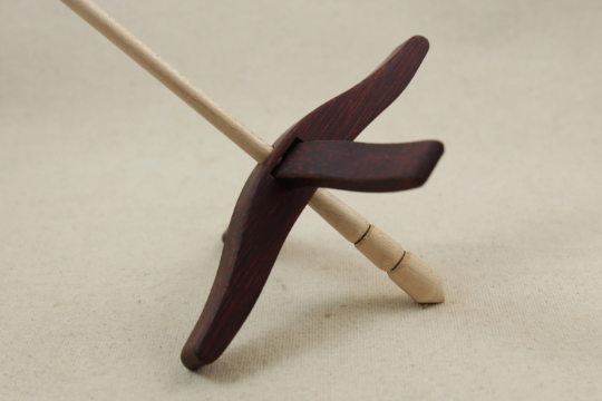 Padauk Medium Size Glider Turkish Drop Spindle