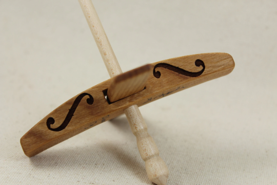 f-hole Apex Turkish Drop Spindle