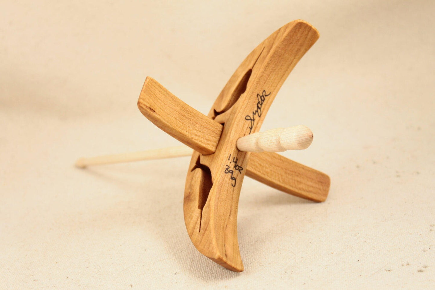 Cut-out Narwhal Turkish Drop Spindle