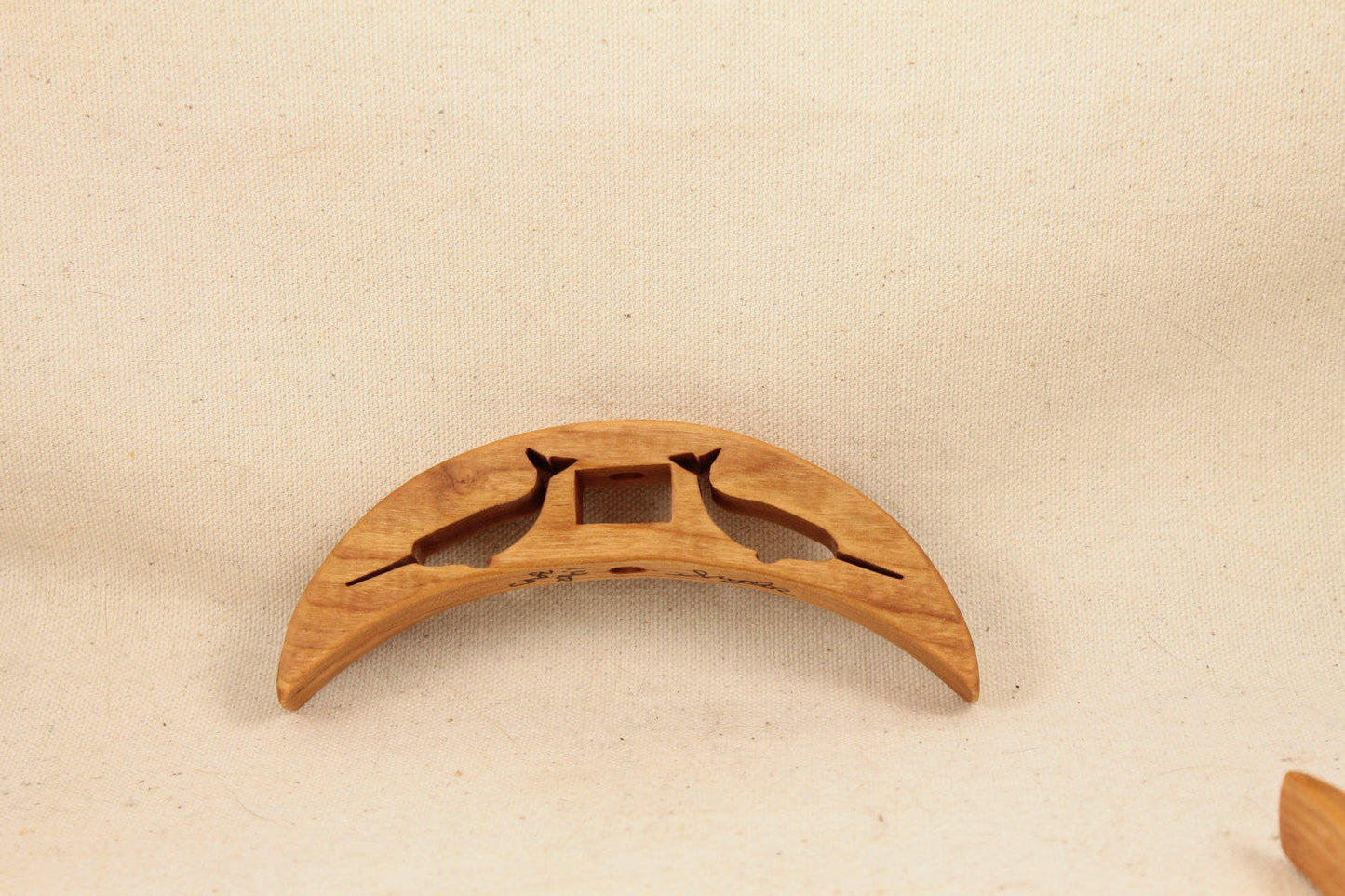 Cut-out Narwhal Turkish Drop Spindle