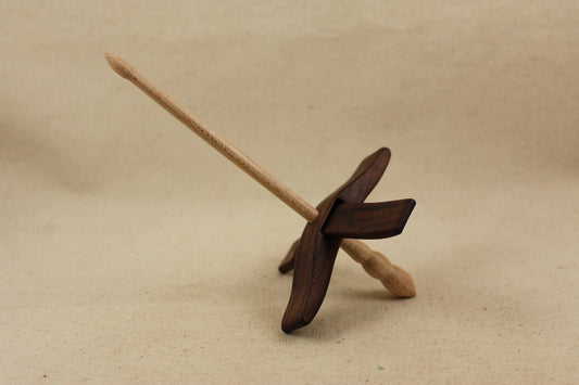 5/8" Walnut Mini Glider Turkish Drop Spindle