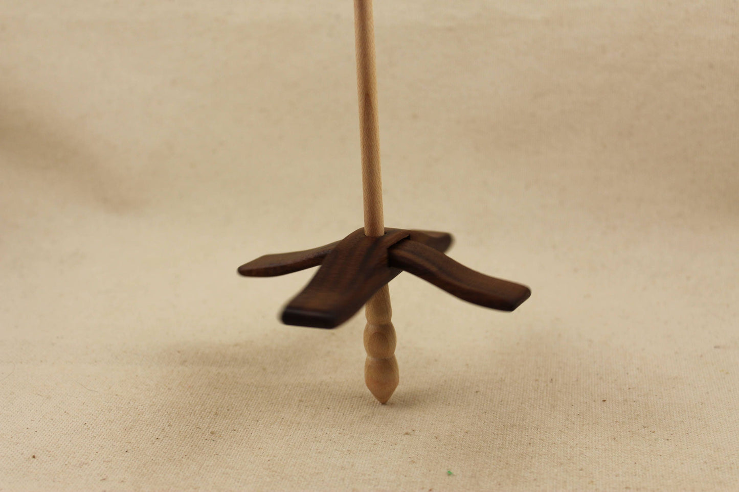 5/8" Walnut Mini Glider Turkish Drop Spindle