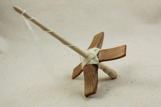 5/8" Cherry Mini Glider Turkish Drop Spindle