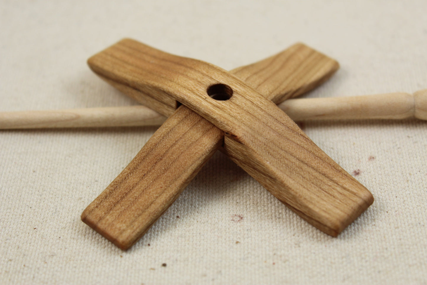 5/8" Cherry Mini Glider Turkish Drop Spindle