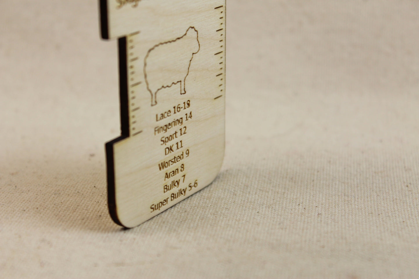 Wraps per inch gauge